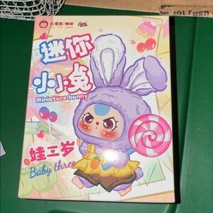 Baby Three Miniature Bunny Plush Pendant Blind Box - Great Gift 🎁